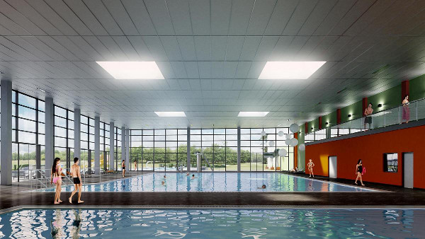 swimming pool in the combined bath Homburg