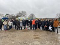 Groundbreaking ceremony for new production hall